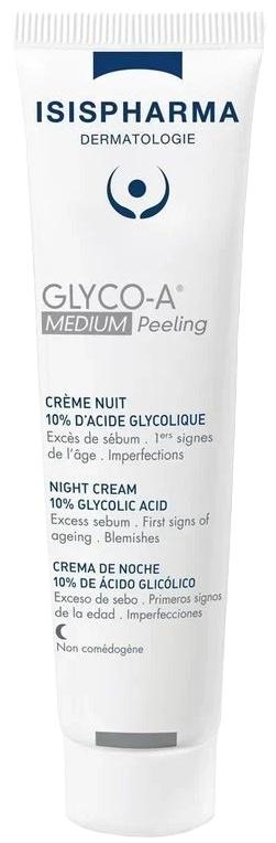 Isis Pharma Cremă de noapte cu 10% acid glicolic Glyco-A, 30 ml