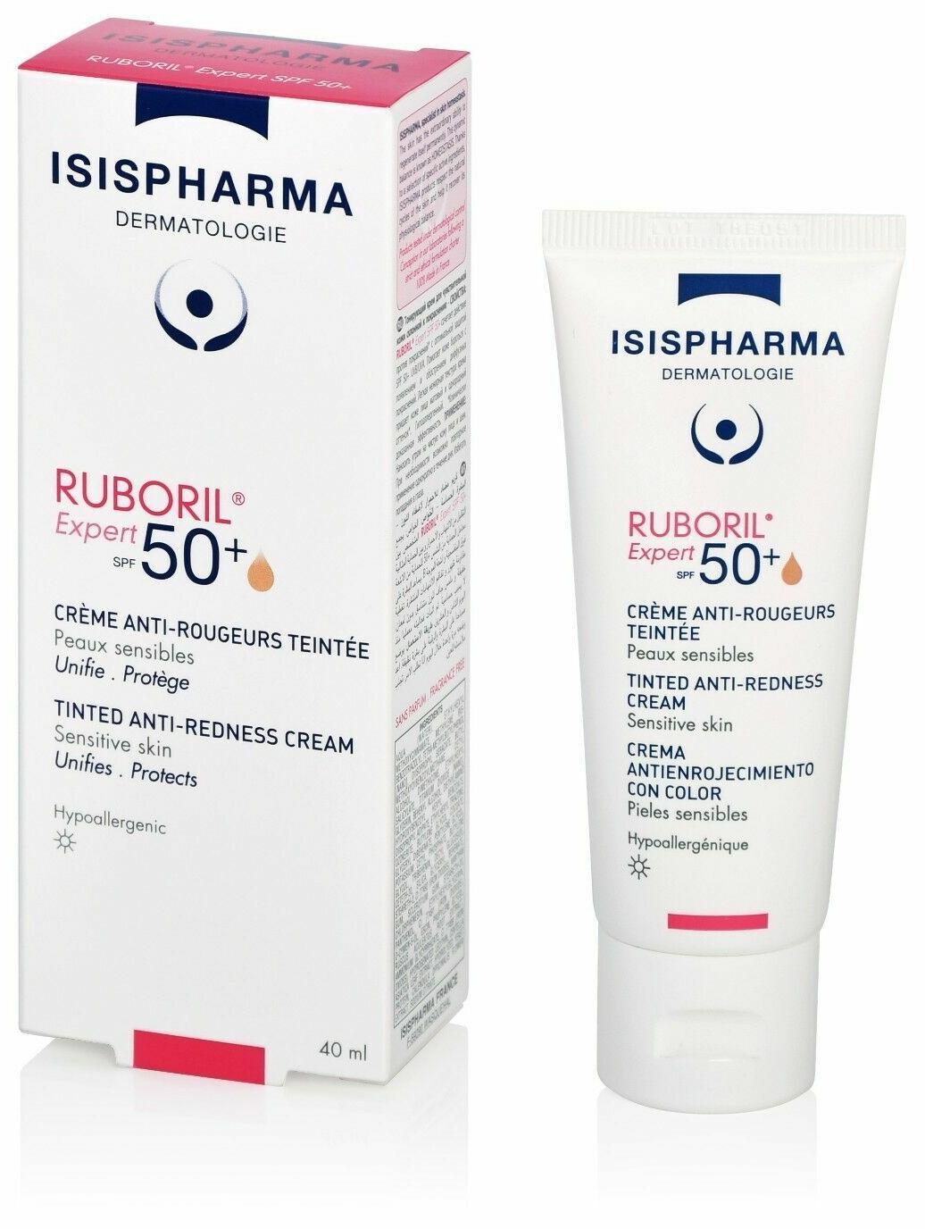 Isis Pharma Cremă de față colorată anti-rozacee Ruboril Expert, SPF50+, 40 ml