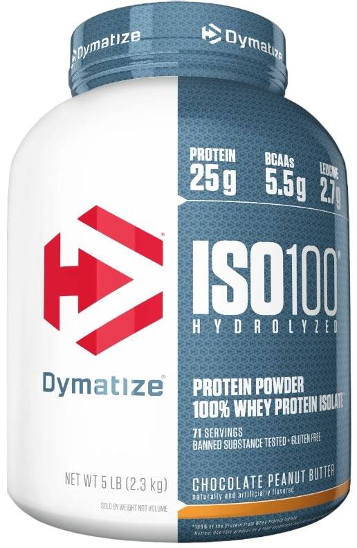 ISO 100, chocolate peanut, 2.3 kg, Dymatize