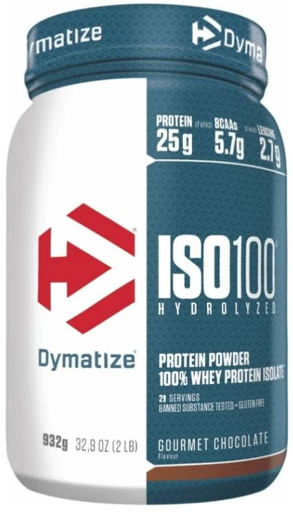 ISO 100, gourmet chocolate, 932 g, Dymatize