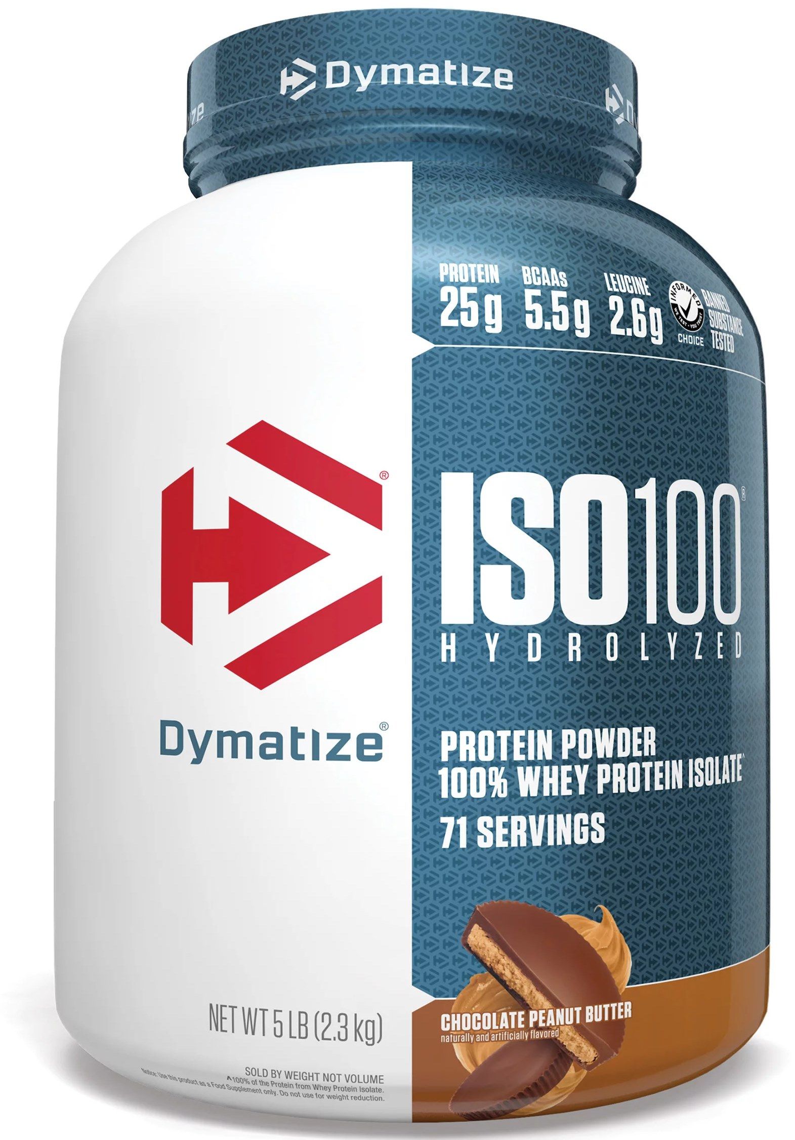 ISO 100, înghețată de portocale, 2.3 kg, Dymatize