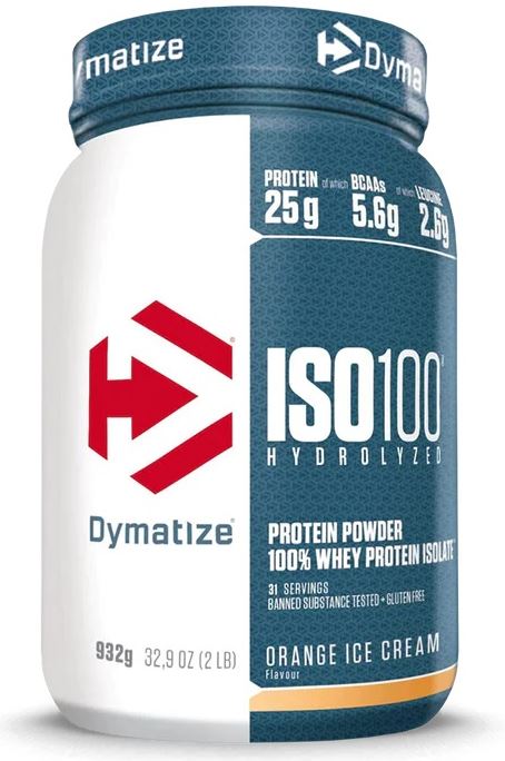 ISO 100, înghețată de portocale, 932 g, Dymatize