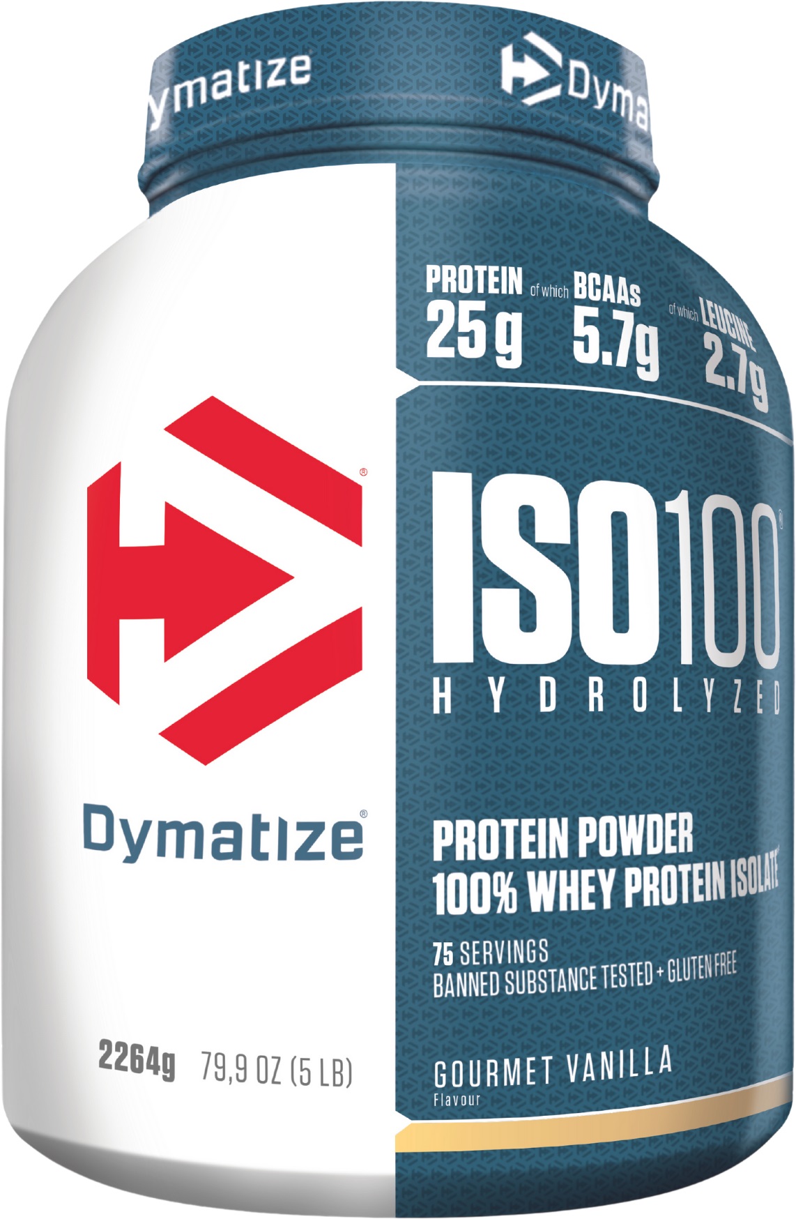 ISO 100, vanilie, 2264 g, Dymatize