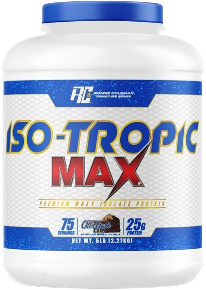 ISO-Tropic Max, German Chocolate Cake, 2.27 kg, Ronnie Coleman