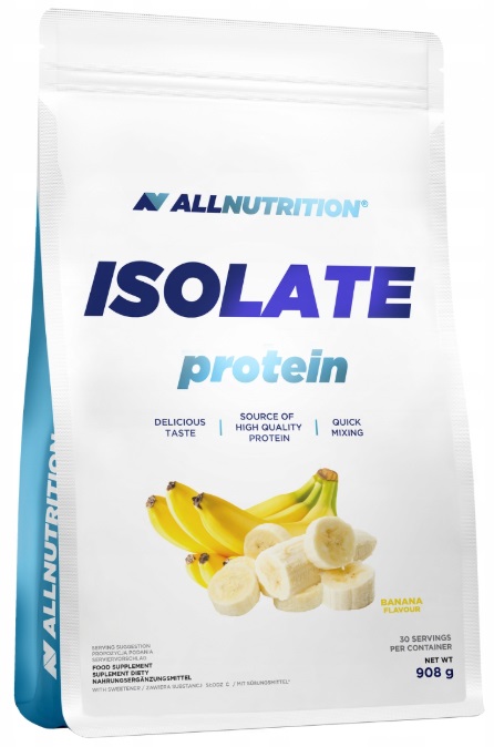 Isolate Protein, banană, 908 g, AllNutrition