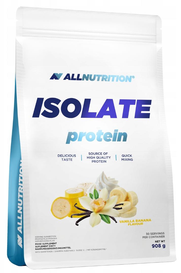 Isolate Protein, vanilie și banană, 908 g, AllNutrition