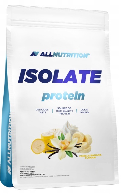 Isolate Protein, vanilie cu banană, 2 kg, AllNutrition