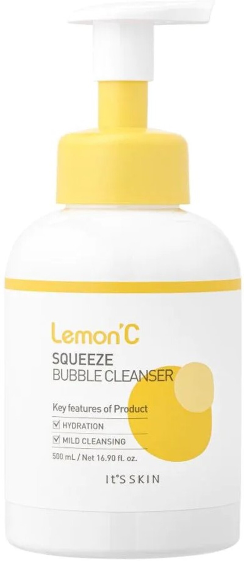 It's Skin Lemon C Spumă de curățare a feței, 500 ml
