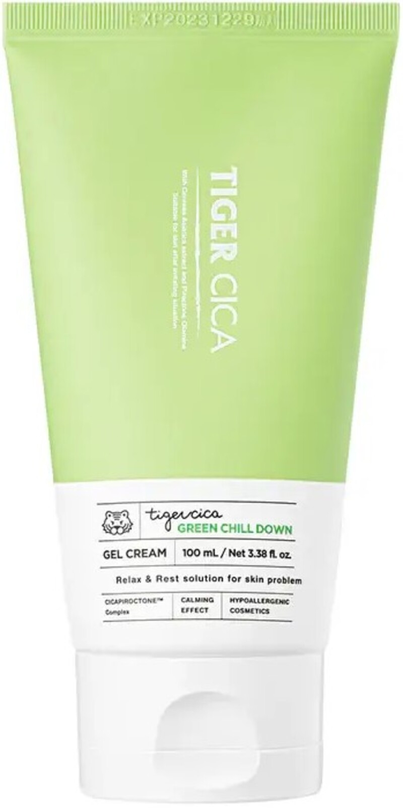 It's Skin Tiger Cica Green Gel liniștitor de față, 100 ml