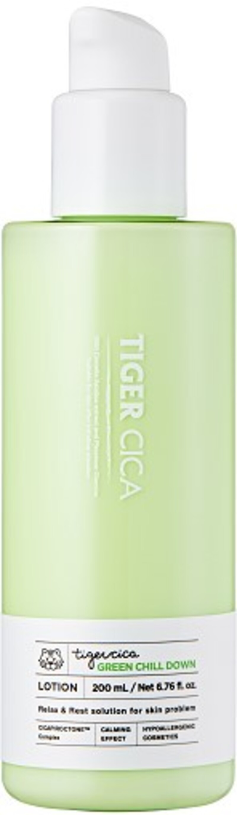 It's Skin Tiger Cica Green Loțiune liniștitoare pentru față și corp, 200 ml