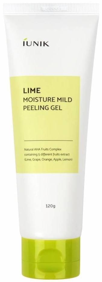 iUNIK Gel pentru peeling facial Lime Moisture Mild, 120 g