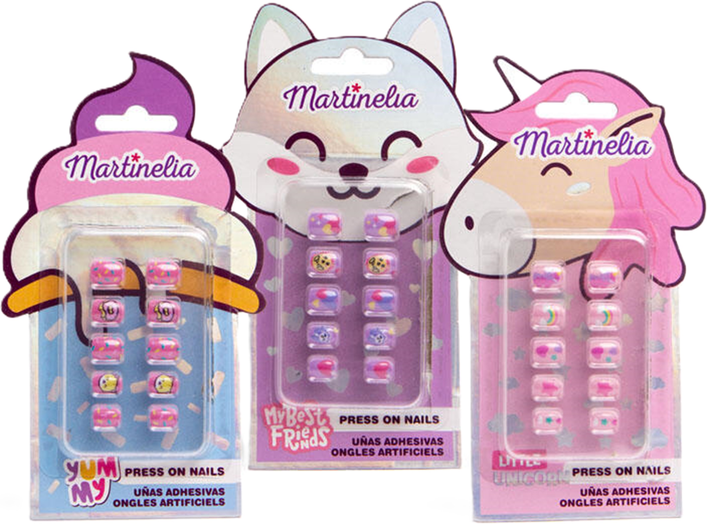 Unghii artificiale Martinelia - 10 buc, sortiment