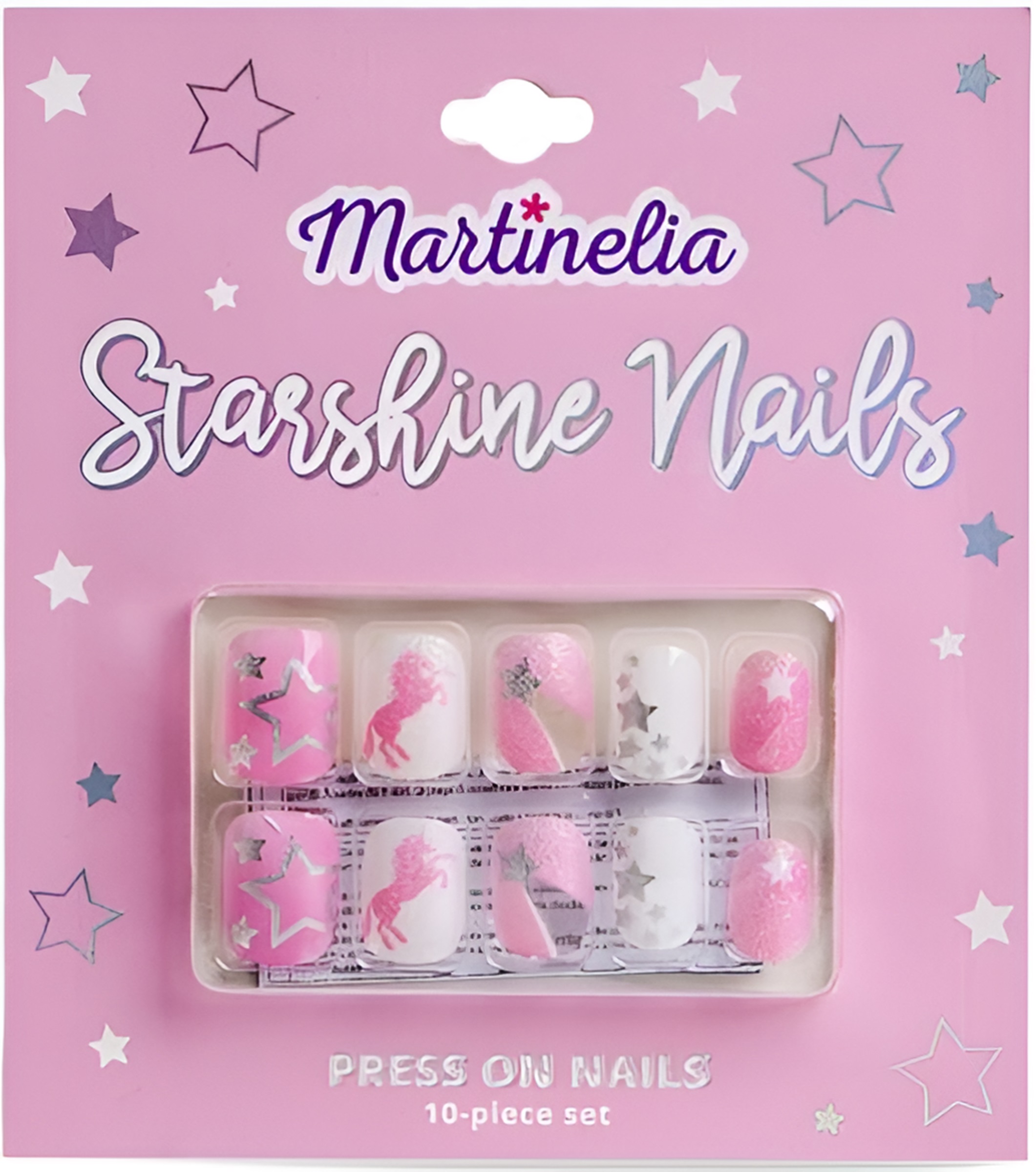 Unghii artificiale Martinelia - Unicorn, 10 buc