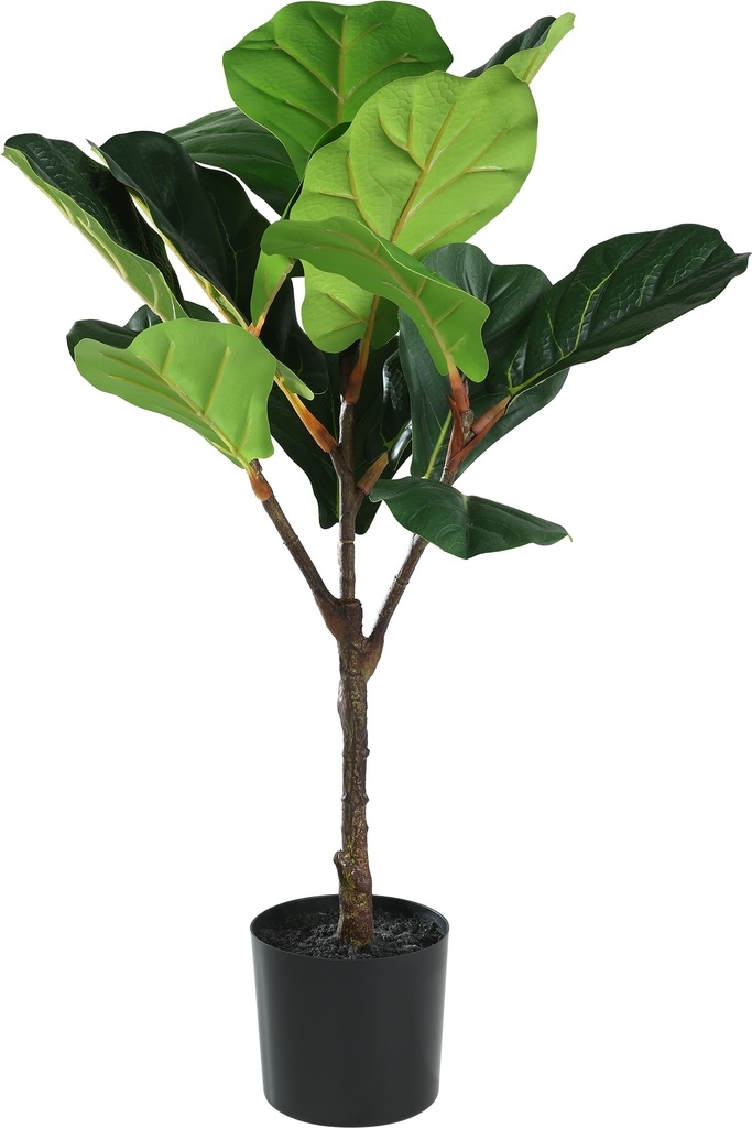 Floare artificială Eglo - Chitose, 90 cm, verde/negru