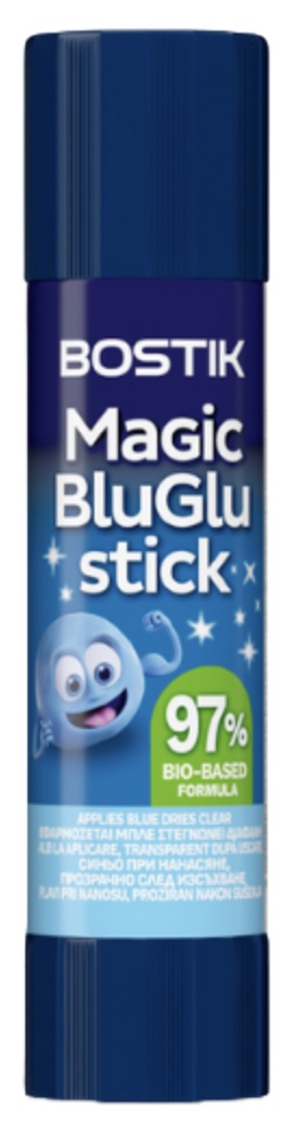 Lipici lavabil Bostik - Albastru, 8 g
