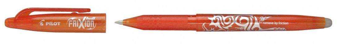 Roller care se sterge cu radiera Pilot FriXion - Portocaliu, 0.7 mm
