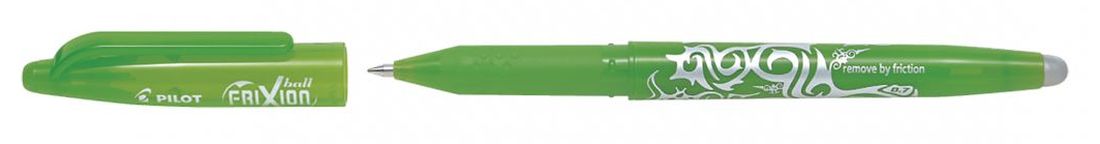 Roller care se sterge cu radiera Pilot FriXion - Verde deschis, 0.7 mm