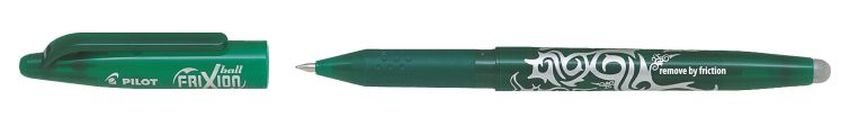 Roller care se sterge cu radiera Pilot FriXion - Verde, 0.7 mm