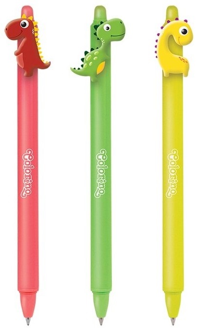 Pix care se sterge cu radiera Colorino School - Dino, sortiment