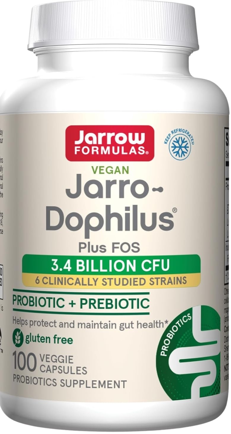 Jarro-Dophilus + FOS, 100 capsule, Secom - imagine 2
