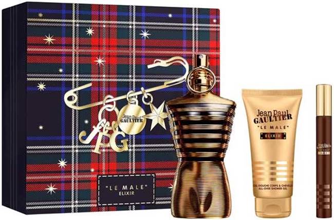 Jean Paul Gaultier Set Le Male Elixir - Apă de parfum, 125 și 10 ml + Gel de dus, 75 ml
