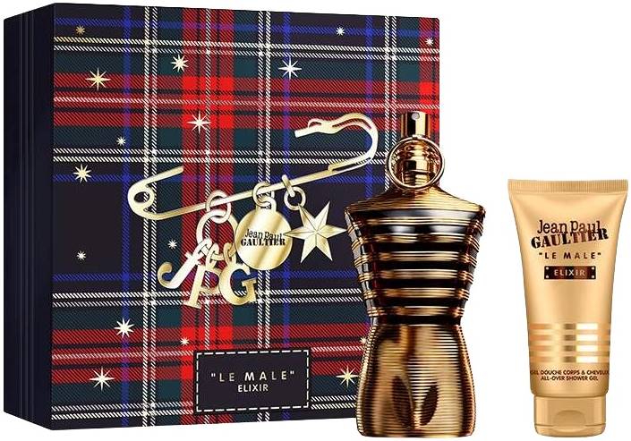 Jean Paul Gaultier Set Le Male Elixir - Apă de parfum și Gel de dus, 125 + 75 ml