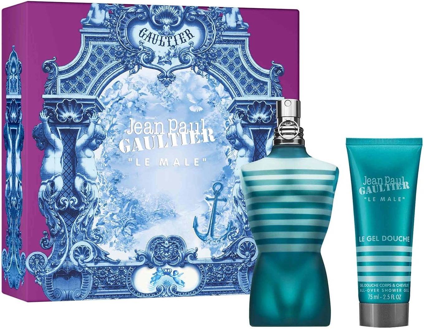 Jean Paul Gaultier Set Le Male - Apă de toaletă și Gel de dus, 125 + 75 ml