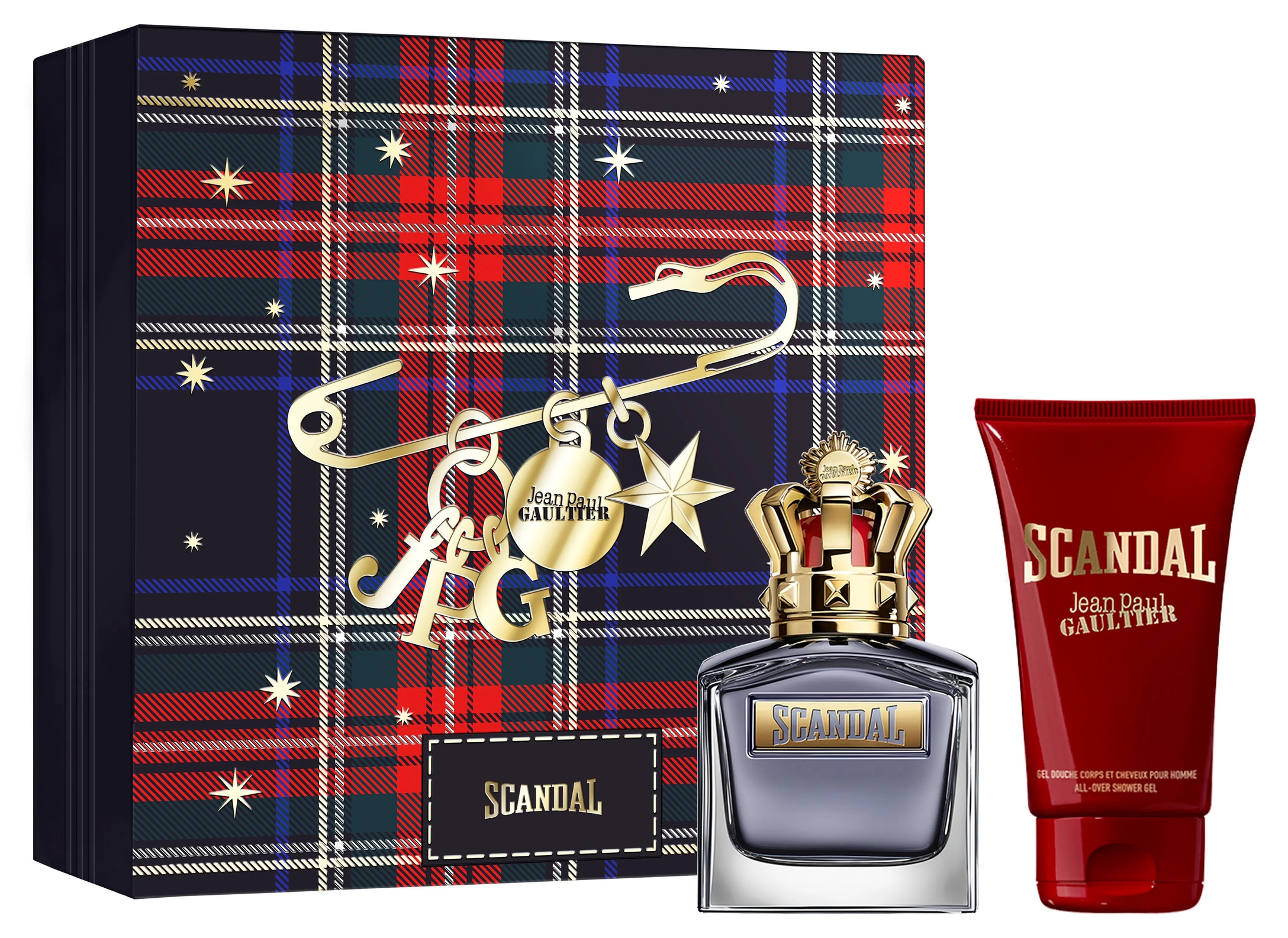 Jean Paul Gaultier Set Scandal Pour Homme - Apă de toaletă și Gel de duș, 50 + 75 ml