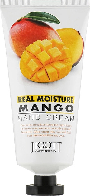 Jigott Real Moisture Cremă de mâini Mango, 100 ml