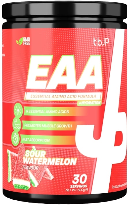 JP EAA Fermented Aminos, pepene verde, 300 g, Trained by JP