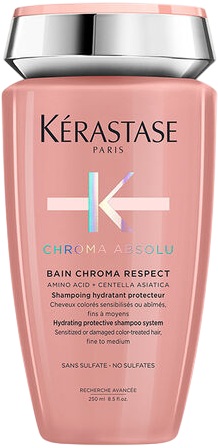 Kérastase Chroma Absolu Șampon pentru păr fin și vopsit Bain Chroma Respect, 250 ml