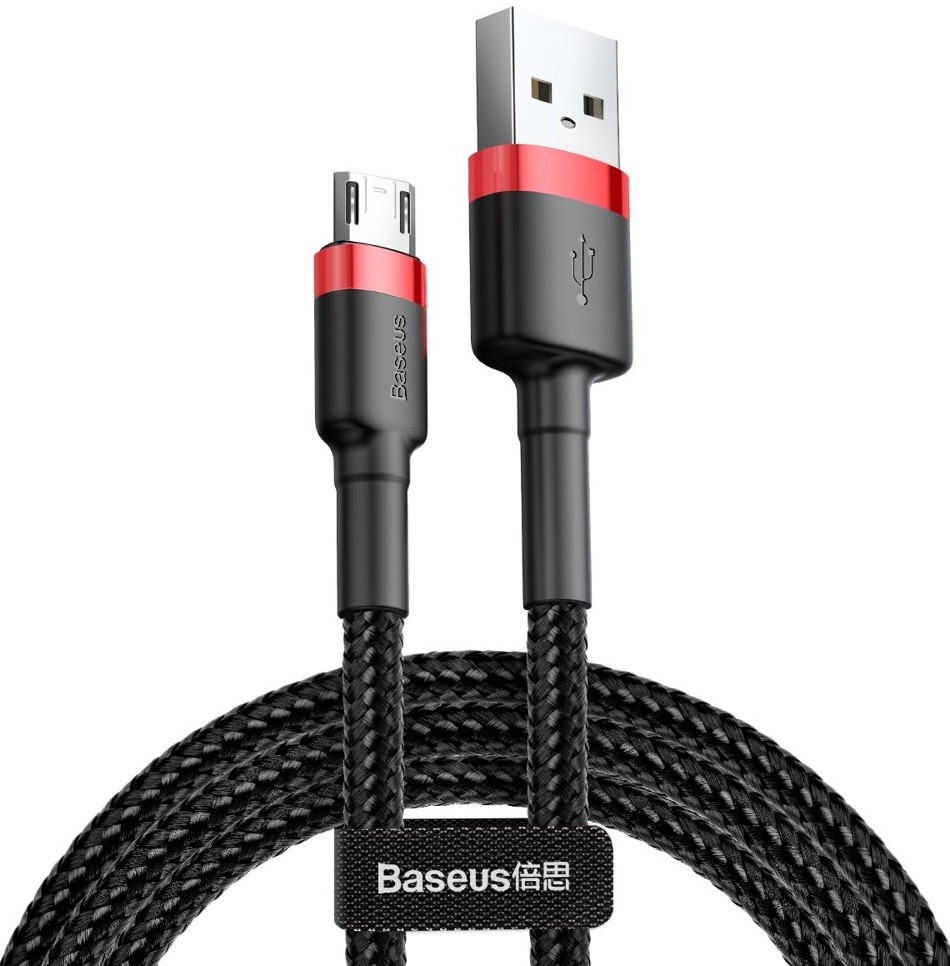 Cablu Baseus - Cafule CAMKLF-H91, USB-A/Micro USB, 3 m, negru