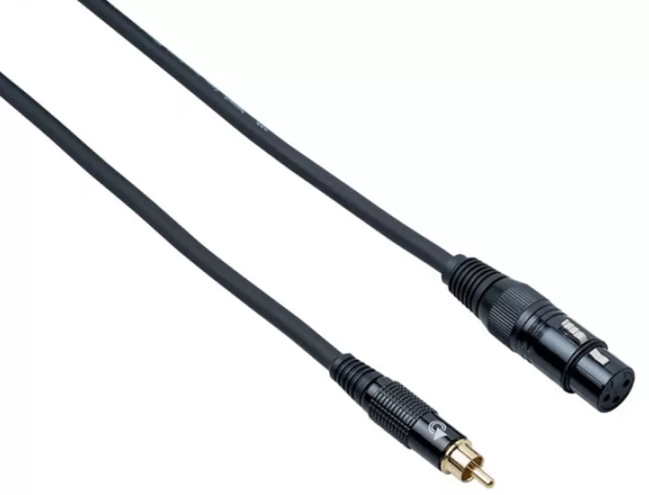 Cablu Bespeco - EAXFR150, RCA/RCA, 1,5 m, negru