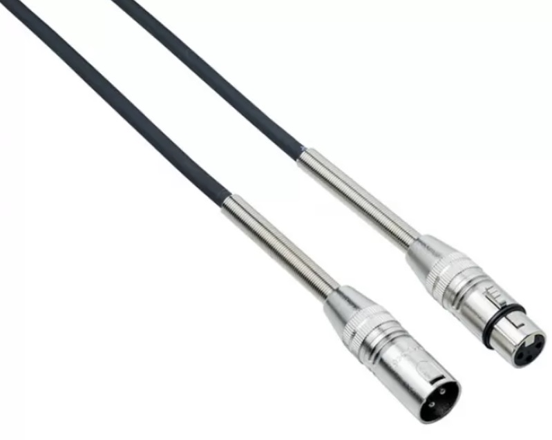 Cablu Bespeco - IROMB300PBK, XLR/XLR, 3m, negru/argintiu