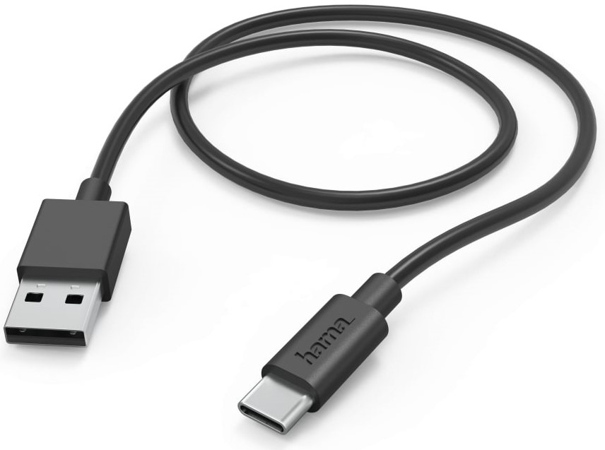 Cablu Hama - 201594, USB-A/USB-C, 1 m, negru