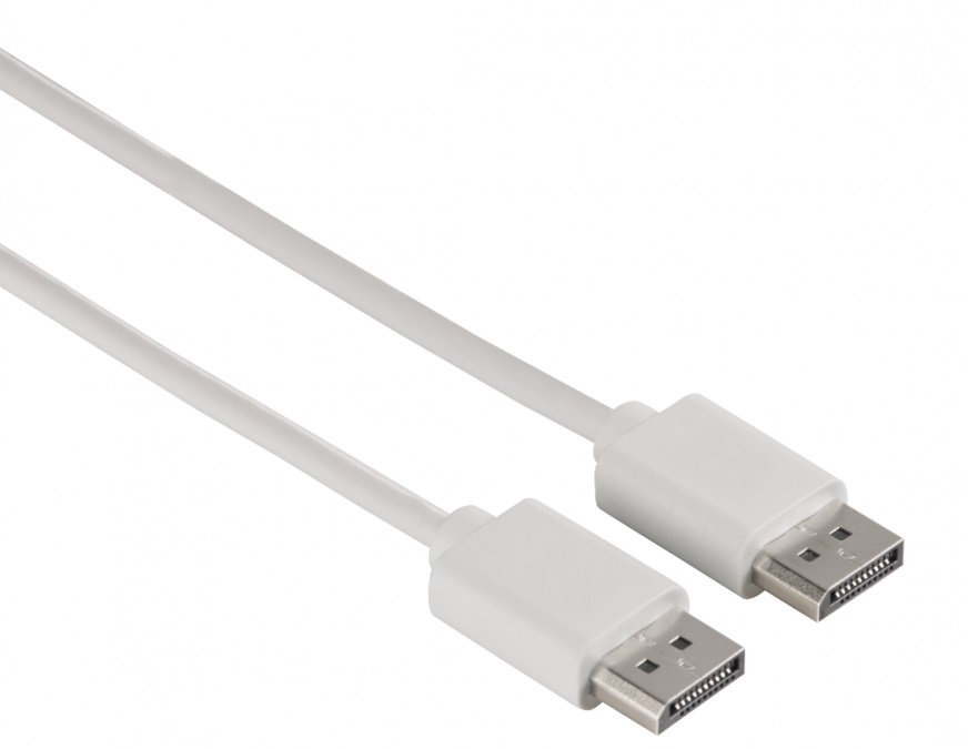 Cablu Hama - Displayport/Displayport, 1.5m, alb
