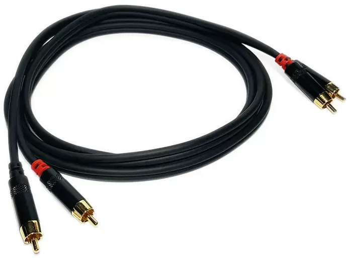 Cablu Master Audio - RCA620/2, 2x RCA/2x RCA, 2m, negru