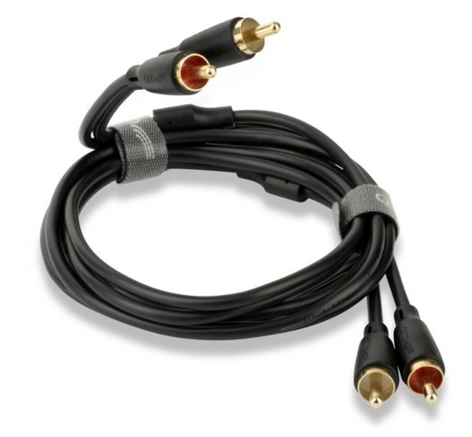 Cablu QED - Connect, Phono/Phono, 1,5 m, negru