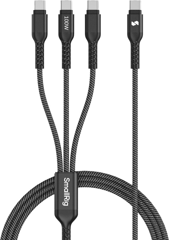 Cablu SmallRig - USB-C 3-in-1, negru
