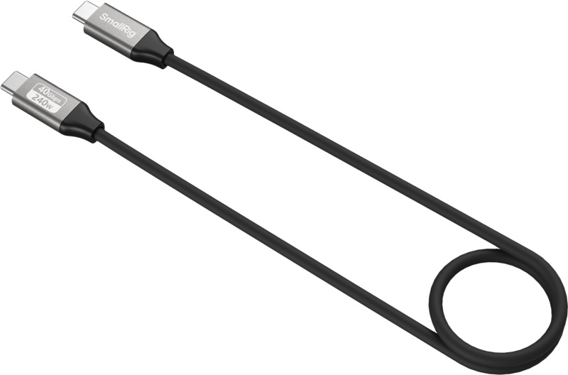 Cablu SmallRig - USB-C/USB-C, 40Gbps + 240W + 8K, 60 cm