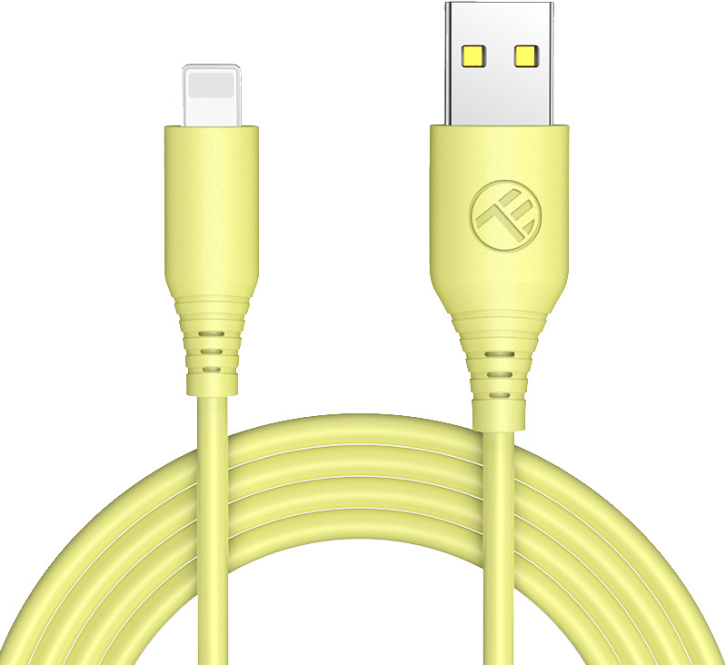 Cablu Tellur - TLL155397, USB-A/Lightning, 1 m, galben