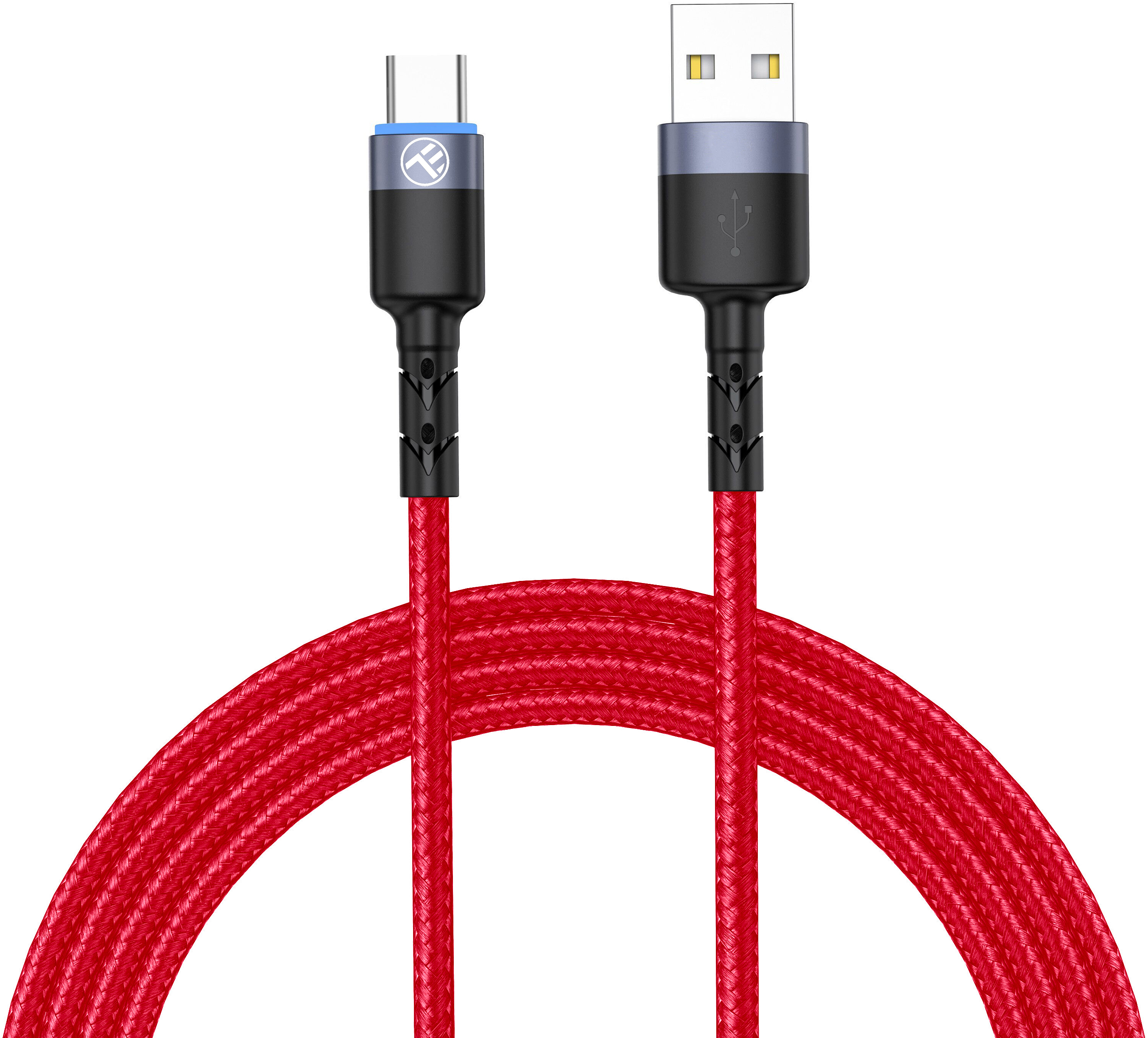 Cablu Tellur - TLL155334, USB-A/USB-C, 1.2 m, rosu