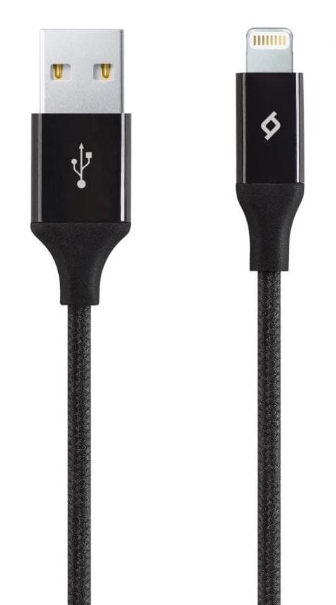 Cablu ttec – AlumiCable, USB-A/Lightning, 1.2m, negru