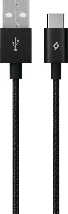 Cablu ttec - AlumiCable, USB-A/USB-C, 1.2 m, negru