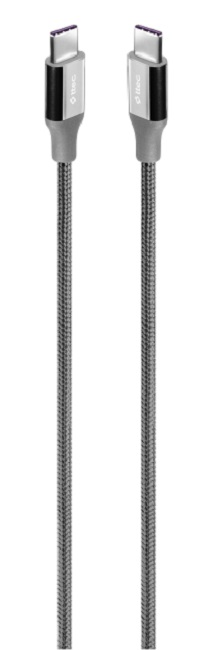Cablu ttec - Data, USB-C/USB-C, 0.3 m, gri