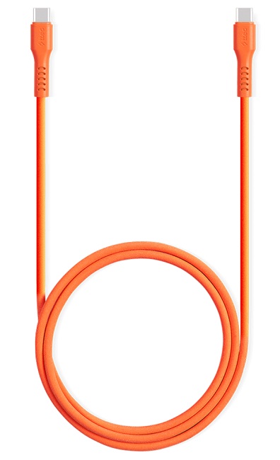 Cablu ttec - Data, USB-C/USB-C, 1.2 m, Neon Orange