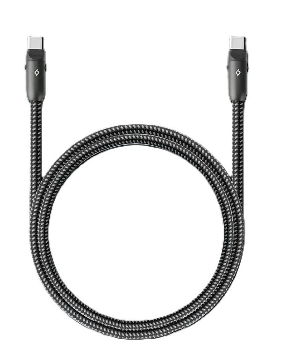 Cablu ttec – ExtremeCable Hip, USB-C/USB-C, 60W, gri