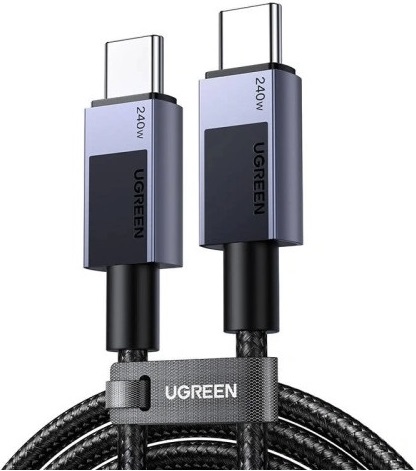 Cablu Ugreen - L513, USB-C/USB-C, 240W, 2 m, gri