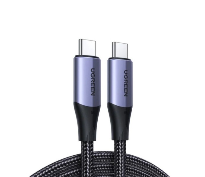 Cablu Ugreen - US355, USB-C/USB-C, 1 m, negru