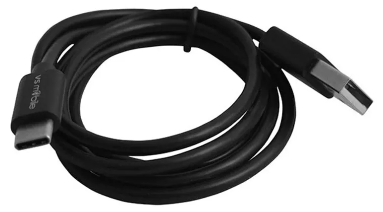 Cablu VS Mobile - W1MMC, USB-A/USB-C, 1 m, negru